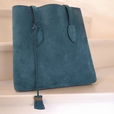 Cochinelle Damen Wildleder Tasche Türkis 