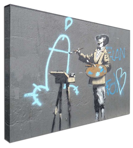Picasso banksy leinwand - picasso,