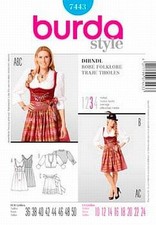 Schnittmuster burda 7443 - burda,