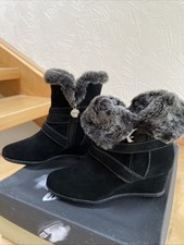 GEOX Stiefelette Velours LEDER