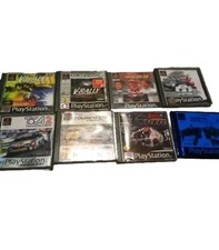 8x PS1 Playstation Spiele V Rally Formel 1 Usw