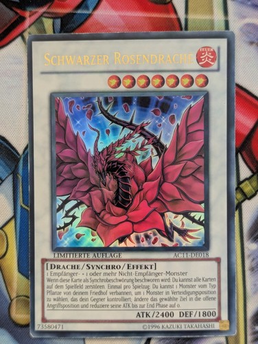 Schwarzer rosendrache - schwarzer,