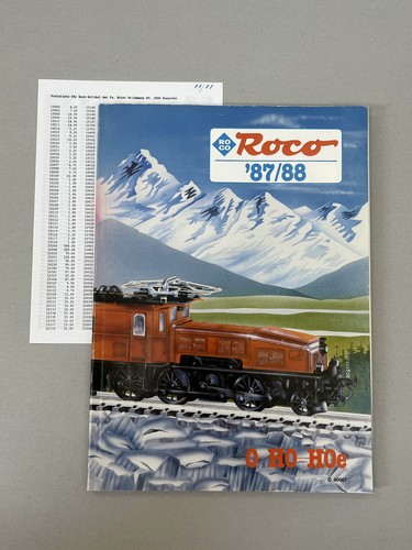 Roco katalog magazin 1987 - roco, /