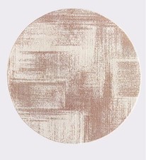 Teppich beige Ø 160 cm HEINE Hochflor-Teppich rund beige/ecru Gr. 7 - P828.A