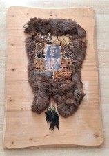 Wand Deko Indianerbild