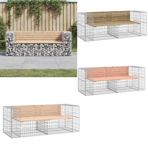 Gartenbank gabionen - gartenbank,