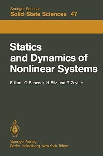 Statics and dynamics - statics,
