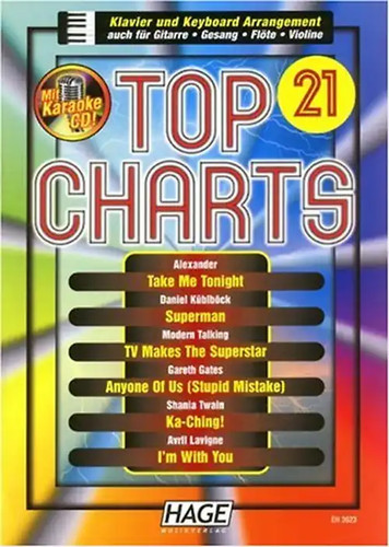 Top charts songbuch - 21.,