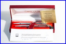 Caran d'Ache Set mit Kugelschreiber & Bleistift ECRIDOR mit +PTT+ werbe Gravur