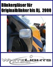 weisse Blinker Gläser Honda CBR 600 F 900 1100 XX VTR 1000 clear signal lenses