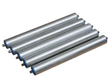 5x Tragrollen Länge 440 mm Ø 50 mm für Rollenbahn Normrolle Stahlrolle
