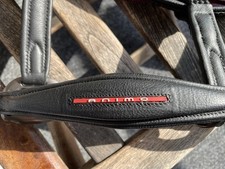 Animo Lederhalfter Utility Vollblut Schwarz