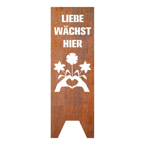 Gartenstele liebe wächst - gartenstele,