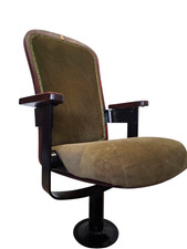 Theaterstuhl,  Theatersessel, Kinostuhl, Kinosessel, Vintage, Heimkino