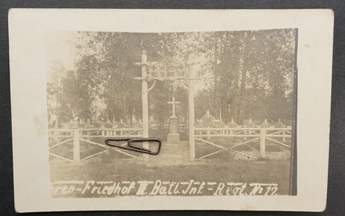 Foto wk1 ehren friedhof - wk1, inf