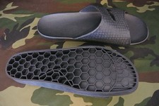 Original BW Bundeswehr Badelatschen Badeschuhe Badepantinen Blau Gr. 315 / 49