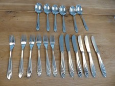 WMF Cromargan Wien Besteck Set 18 Teile für 6 Personen Messer Gabel LÖffel