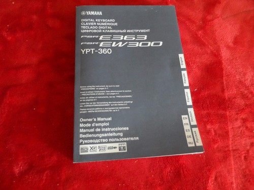 Handbuch yamaha psr - handbuch,