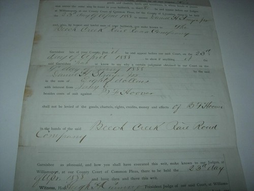 1888 beech creek railroad - creek,