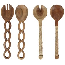 Salatbesteck Akazienholz