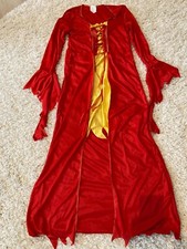 Kostüm Karneval/Halloween: Elfe/Hofdame/Fee, Burgfräulein Gr. M, rot, neuwertig