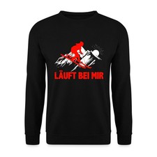 Skifahrer Läuft bei Mir Wintersportler Skifahren Unisex Pullover