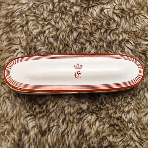 Keramik schale oval - 2x, weiß