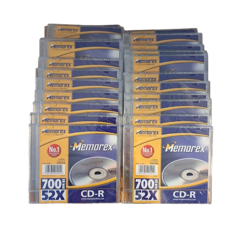 22x memorex 700mb 80min - memorex,