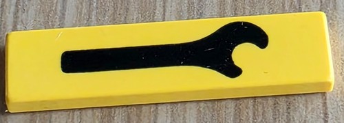 Lego fliese 1x4 gelb - lego,