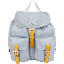 Prada Blue Nylon Triangle