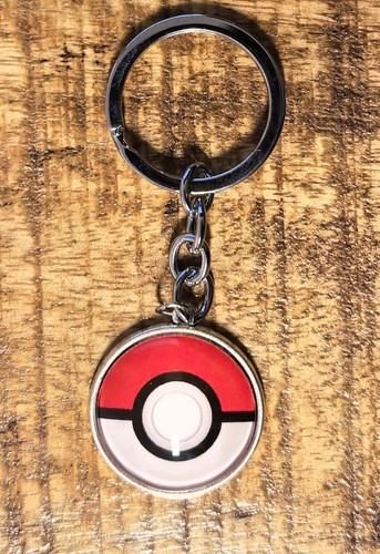 Pokeball rot weiss silber - , key