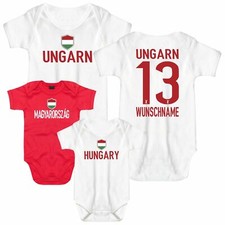 Baby Body UNGARN Druck Nummer