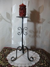 Kerzenständer, Schmiedeisen, Handarbeit,Einzelstück,Shabby Chic,Mid Century