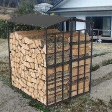 Kaminholzregal außen xxl - kaminholzregal,
