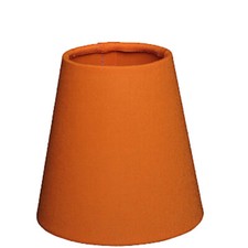 Lampenschirm Aufstecker  Orange Kronleuchter Klemmschirm