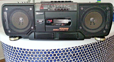 SHARP Double Cassette Boombox