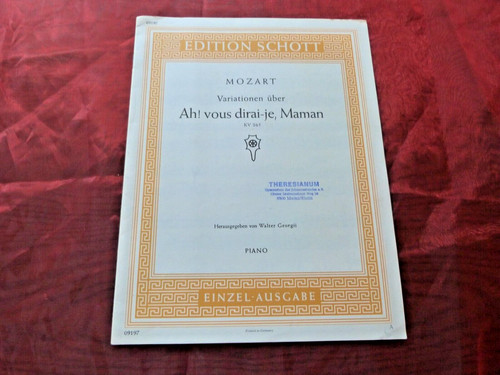 Mozart variationen über - variationen, ah