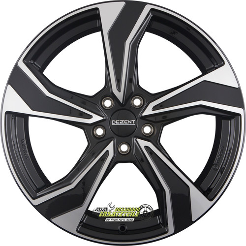 Dezent black polished 8x18 - black/polished,