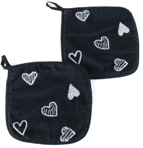 Topflappen herzen frottee - herzen,