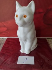 Katzenfigur Dekofigur weiss