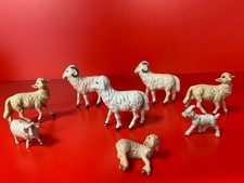 Krippenfiguren, 8 kleine