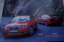Kalender 2005 Audi Tradition 25 Jahre Quattro