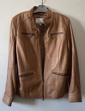 Damen Lederjacke Braun Größe