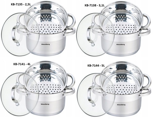 Teiliges steamer set - 3-teiliges, steamer-set