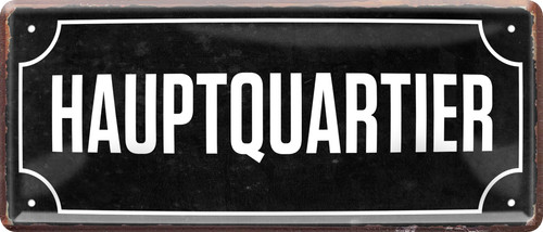Hauptquartier 28x12cm - ''hauptquartier'',