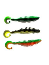 Quantum Magic Trout T-Worm Twister 5,5cm  Chilli-Cheese UV Active