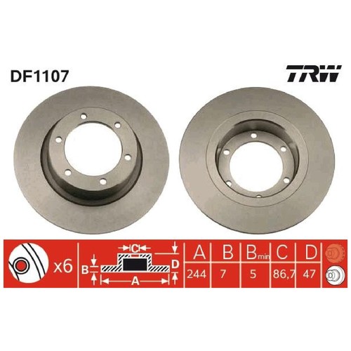 Bremsscheibe vorne für - 2x,