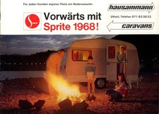 SPRITE - 1968 - CARAVANS  - PROSPEKT  -   - WOHNWAGEN