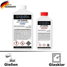 Epoxidharz Gießharz transparent wasserklar Resin Epoxy 2K River Table Schmuck
