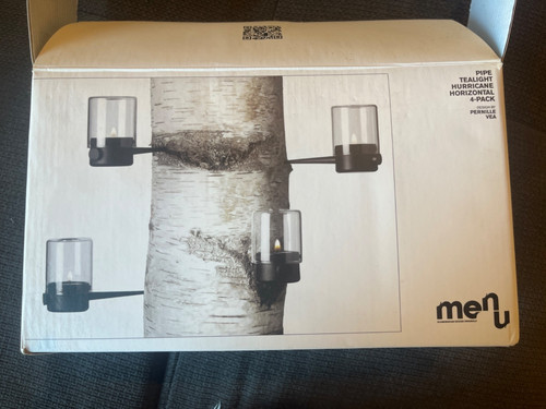 4er set pipe teelicht - 4er,